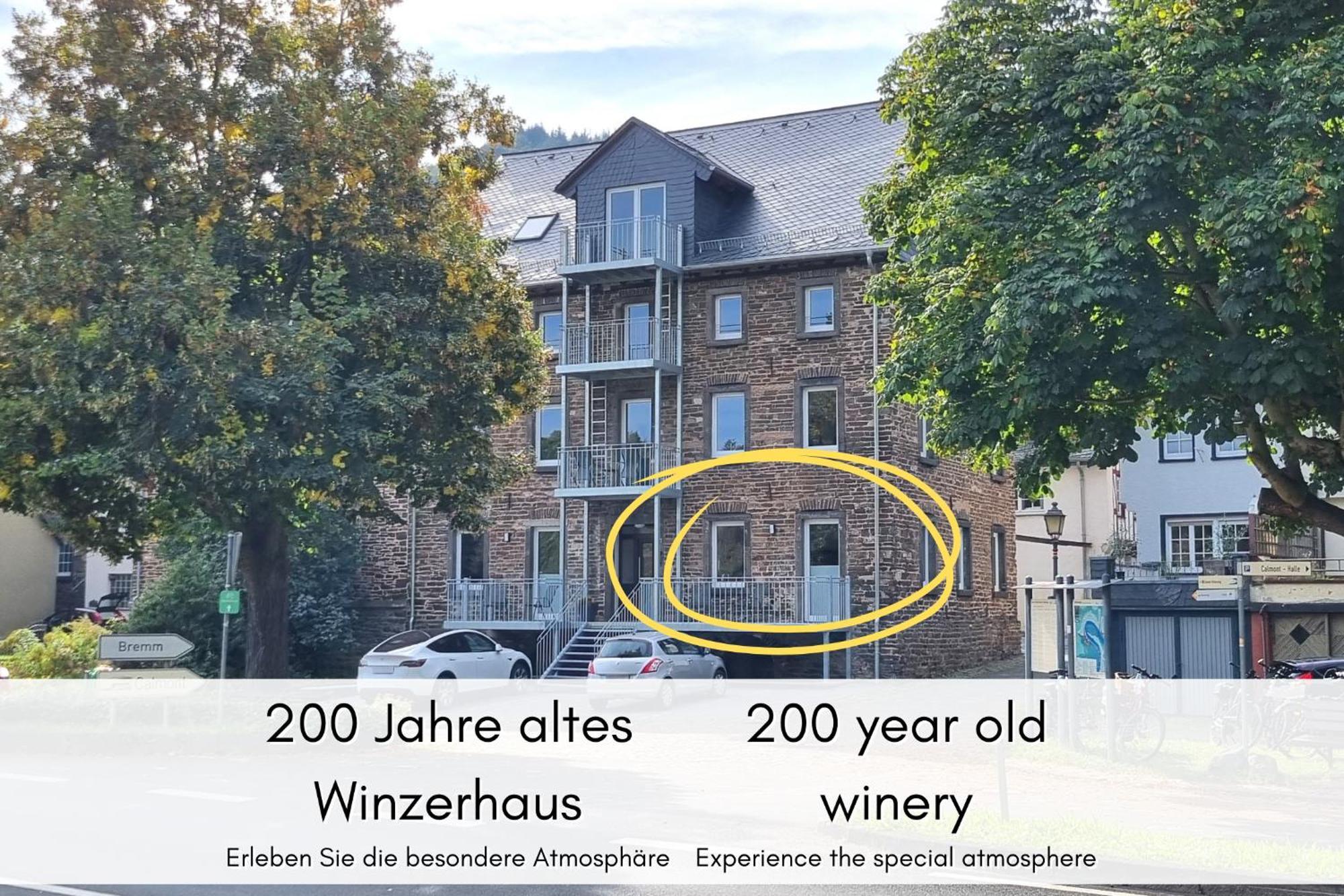 Appartamento Winzerhaus Am Calmont - Charme & Moselblick Bremm Esterno foto